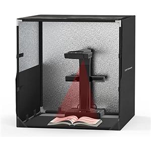 CZUR Box da Studio Pieghevole Portatile, Kit Tenda Professionale 60x60x60cm per Scanner di Documenti e Scanner di Libri