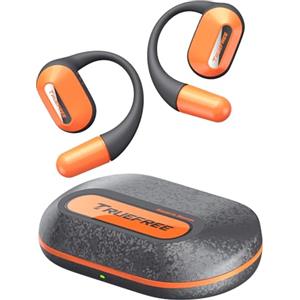 truefree O2 Auricolari Open-Ear Bluetooth con Acustica Direzionale, Impermeabili IPX5, 28h Autonomia, Connessione Multipoint, Controllo App, Design Ultra-Leggero (8g) e Ganci in Silicone Morbido