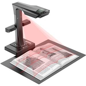CZUR ET24 Pro Scanner Professionale per Libri e Documenti HD 24 MP Fotocamera, Tecnologia di 3a Generazione, Scansione A3, Riconoscimento 180+ Lingue, Supporto HDMI, Compatibile Windows/MacOS/Linux