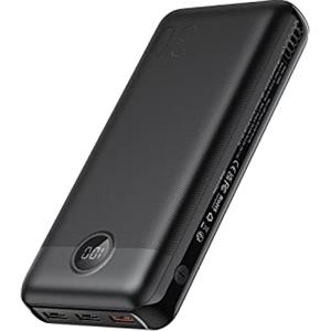 VEGER Power Bank 30000mAh, 20W Ricarica rapida caricatore portatile con LED Display, USB C Powerbank con 2 Ingressi e 4 Uscite per iPhone 14/13/12/11/Pro Samsung Huawei iPad Smartphone Tablet Switch