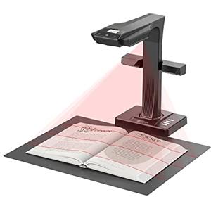 CZUR ET16 PLus Scanner Professionale per Libri, 16 MP Scanner per Documento A3, Converte i Documenti in PDF/Word/Tiff/Excel, OCR, Compatibile con Windows e MacOS
