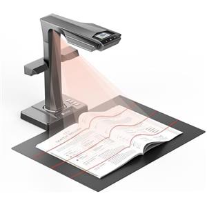 CZUR 16MP Scanner per Libri Professionali, HD Telecamera Scanner per Documento con OCR, Converte i Documenti in PDF, Word, Tiff, Excel, compatibile con Windows macOS (ET16 Plus)