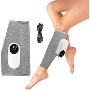 AOGOE Massaggiatore per Gambe, Massaggiatore per Polpacci con 3 Modalità e 3 Intensità, Massaggiatrice Cordless Ricaricabile per Polpaccio e Caviglie, Rilassamento Muscolare, Regalo per Papà（1pcs）