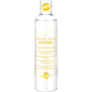 EIS Deluxe Aqua Lubrificante | Lubrificante a base d'acqua con effetto a lunga durata | Gel intimo extra sensibile | Vaniglia in flacone da 300 ml | Gel per il sesso e i sex toys | Donna e uomo