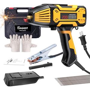 Faiuot Saldatrice Elettrodo Inverter - 220 V Saldatore ad Arco IGBT 120 A 6 Impostazioni Corrente Variabili, FA206 Pistola di Saldatura Elettrico Set per Bacchetta per Aaldatura 2,38 mm - 3,18 mm