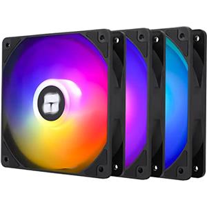 Thermalright TL-C12C-S X3 - Ventola per CPU ARGB da 120 mm, 4 pin PWM Silent Computer Ventola con cuscinetto S-FDB incluso, fino a 1550 RPM (3 pezzi)