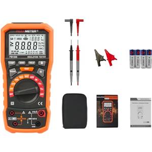 Ayitam Tester di resistenza di isolamento digitale 1000V AC/DC per apparecchiature elettriche e resistenza di isolamento fino a 100GΩ con PI/DAR, frequenza e prova di bassa tensione