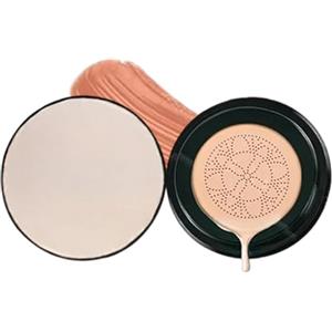 Generico Luvie Glow Fondotinta, d'Aria a Testa di Fungo Cc Cream,Trucco a Copertura Totale con Applicatore,Idratante a Lunga Durata,Per Tutti i Tipi di Pelle,Viaggio Quotidiano a Casa