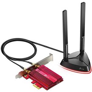 TP-LINK AX3000 Wi-Fi 6 Bluetooth 5.2 PCI Express Adapter with Two Antennas, Intel AX200, PCIe Network Interface Card for Desktop, Low-Profile Bracket Included ( Archer TX3000E)