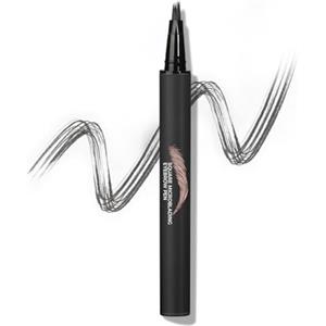 Anglicolor Matita Sopracciglia,Punta precisa a pennello,Per Sopracciglia Folte e Colorate,No Transfer,Dura tutto il giorno,Infaillible Faux Brow,Vegan & Cruelty-Free,0.6 ml (03# SLATE BROWN)