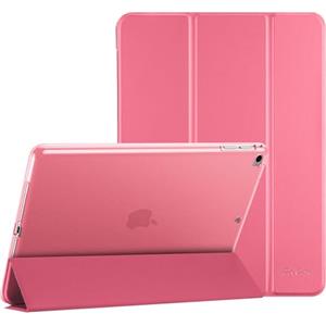 ProCase Cover per iPad 6/ iPad 5/ iPad 9.7", iPad Air 2 / iPad Air 1(A1893 A1954 A1822 A1823 A1566 A1567 A1474 A1475 A1476), Flessibile Morbida TPU Cover Traslucida Smerigliata Sottile -Melone Rosa