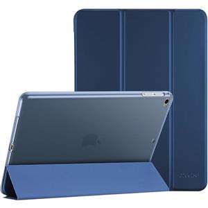 ProCase Cover per iPad 6/ iPad 5/ iPad 9.7", iPad Air 2 / iPad Air 1(A1893 A1954 A1822 A1823 A1566 A1567 A1474 A1475 A1476), Flessibile Morbida TPU Cover Traslucida Smerigliata Sottile -Blu Scuro