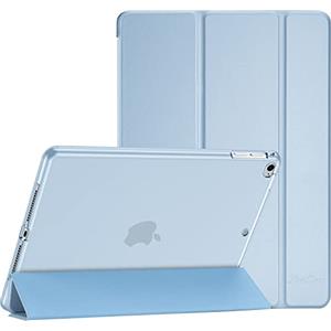ProCase Custodia per iPad 9.7 2018 2017, iPad 6a/5a Generazione Cover, iPad Air 2 Cover, iPad Air Cover Flessibile Morbida TPU Copertura Traslucida Smerigliata Ultra Sottile -Azul Celeste