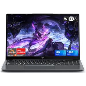 ACEMAGIC 2026 Notebook Gaming 16GB RAM 1 TB SSD,Ryzen 7 5825U,Fino a 4,5 GHz,Portatili 15.6 Pollici 1080 FHD,Radeon RX Vega 8 Graphics,WiFi 6,HDMI,USB 3.2,Type C,Pc Portatile Gaming