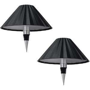 Generico 2Pz Lampada da Tappo per Bottiglia, Paralume Abat Jour, Tavolo Lampada LED Ricaricabile e Dimmerabile con Controllo Touch 3 Modalità Temperatura e Colore