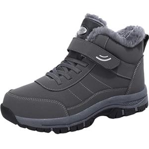 Generisch Scarpe invernali da donna calde da trekking con fodera in peluche, resistenti e resistenti all'abrasione, da trekking, da donna, orientate all'ergonomia, comodi stivali da neve invernali