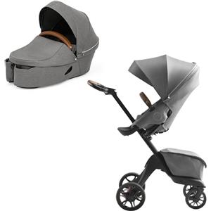 STOKKE - Duo Passeggino XPLORY X + Navicella, Modern Grey