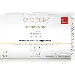 Labo International Srl Crescina Ri Crescita Super Formula 500 - Trattamento anticaduta per donne, 20 fiale da 3,5 ml