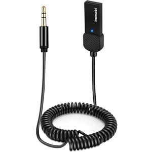 Yeecka 5.4 Aux Bluetooth Auto, Ricevitore Bluetooth Aux per Car Chiamate in Vivavoce e Musicale Wireless, Ricevitore Blue-tooth Auto Compatibile con Impianti Audio, Altoparlanti, Amplificatori, Smartphone