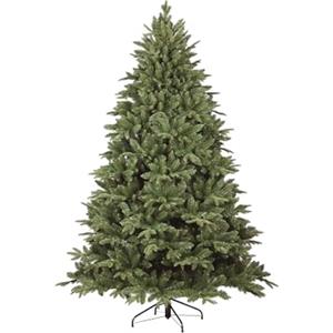 Dmora - Albero di Natale 150 cm Trento, Pino artificiale, Albero effetto reale, Alberello natalizio extra folto, 109x109 h150 cm, Verde
