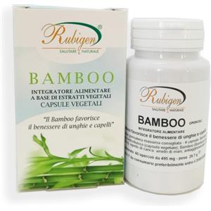 Natur-Farma Bamboo Rubigen - Integratore Alimentare 60 Capsule per Unghie e Capelli