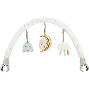 Momi Barra Giocattoli Zizi per Il Montaggio su Una sdraietta a Dondolo, Passeggino, Marsupio per Neonati o Lettino, con 3 Giocattoli sensoriali Rimovibili, Facile Montaggio a Pressione Senza Attrezzi