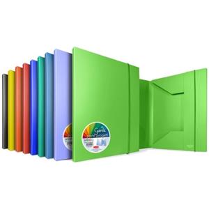 Plastibor Cartelle 3L Garda - PP opaco - 25,7x34,5 cm - Dorso 30 mm - Colori assortiti (conf. 8 pz.)