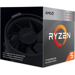 AMD Ryzen 5 3400G (AM4, 3.70 GHz, 4 -Core), Processore