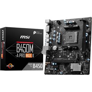 MSI B450M-A PRO MAX II moederbord (AM4, AMD B450, mATX), Scheda madre