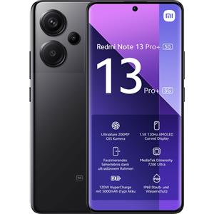 Xiaomi Redmi Note 13 Pro+ 5G (512 GB, Midnight Black, 6.67