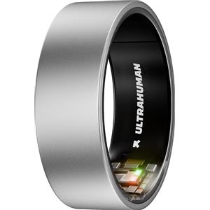 Ultrahuman Ring AIR Raw Titanium - Size 10 (10, Titanio grezzo), Smart ring, Argento