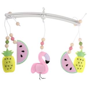 ibasenice Giostrina per Culla Campanello Vento per Lettino Decorazioni per Cameretta dei Ragazzo Ragazza Ragazza Realizzato in Feltro di Colori Vivaci Accessorio Fotografico per Ragazzo