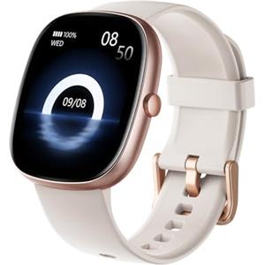 HUAKUA Smartwatch Uomo Donna Chiamate e WhatsApp Orologio Smart Risposta Chiamate Bluetooth Contapassi da polso Cardiofrequenzimetro Saturimetro Impermeabile per Andorid iOS