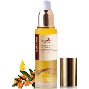 Karseell Olio Capelli Collagene e Argan per Riparazione Profonda, Maca Essenza per Capelli Secchi e Crespi, 50ml