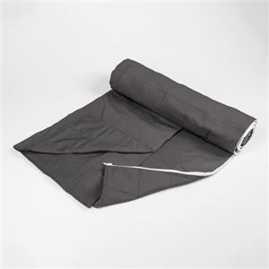 Sensory Owl Coperta Ponderata Matrimoniale Per Adulti Coppie Coperta Pesante Terapeutica Antistress Traspirante In Cotone Con Granuli Di Vetro 220 x 200 cm Grigio 14 kg