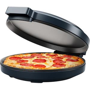 Chefman Everything Maker& Forno Pizza - Forno Pizza Elettrico da Bancone con Piatti da Cottura Antiaderenti da 30cm, Cuoci Pizze, Quesadillas, Frittate, con Luci Indicatori e Deposito Verticale