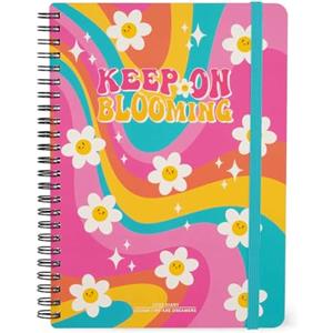 Legami - Agenda Settimanale Spiralata Large, 12 Mesi, Diario da Gennaio 2025 a Dicembre 2025, Planner Pieghevole 2025/2026, Chiusura con Elastico, Taschina Finale, Rubrica, 15 x 21 cm, Daisy