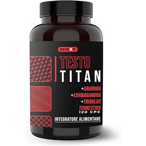 BNSSR Testosterone Uomo Forte 120 Capsule | Complex con Ashwagandha, Maca Peruviana, L-Arginina, Tribulus Terrestris e Zinco - Integratore Naturale