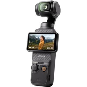 DJI Osmo Pocket 3 Bundle, Fotocamera per Vlog con CMOS da 1'', 4K/120fps, Stabilizzazione a 3 Assi, Tracciamento di Volti/Oggetti, Messa a Fuoco Rapida (Osmo pocket 3)