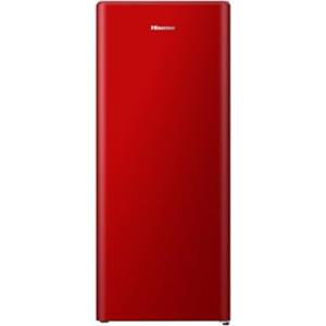 Hisense RR220D4ERE - Frigorifero monoporta con scomparto congelatore, Libera installazione, 165 L, apertura porta a destra, colore rosso