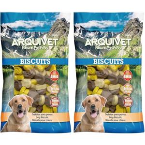 ARQUIVET Biscotti per cani Smiles - 200 gr- Snack per cani - Premi per cani (Confezione da 2)