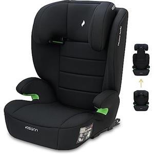 OSANN - Musca Isofix I-Size Seggiolino Auto Neonati/Bambini 100-150 cm - Nero - 14 Posizioni, Cintura a 3 Punti, Rivolto in Avanti