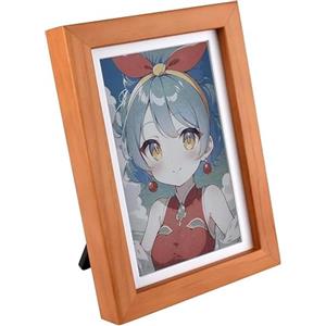 TUOPUONE E-Paper E6 da 18,5 cm a colori con cornice in legno massello per Raspb Pi Zero, standby ultra lungo, risoluzione 800 × 480, con pipistrello