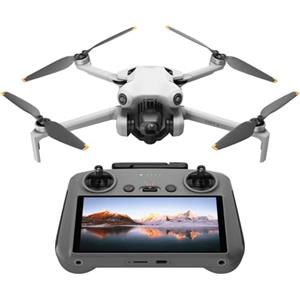 DJI Mini 4 Pro (con DJI RC 2), mini drone pieghevole per adulti con fotocamera in 4K, meno di 249 g, autonomia di volo di 34 min, trasmissione video di 20 km, rilevamento ostacoli omnidirezionale, C0