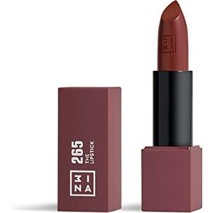 3INA MAKEUP - The Lipstick 265 - Marrone Violaceo - Rossetto Matte - Alta Pigmentazione - Rossetti Cremosi - Profumo di vaniglia e custodia magnetica - Lucido e Mat - Vegan - Cruelty Free