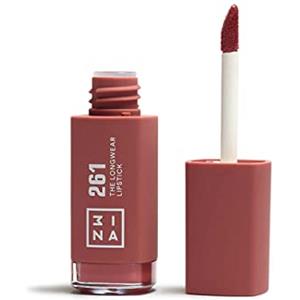 3INA MAKEUP - The Longwear Lipstick 261 - Nudo scuro - Rosetto Nudo scuro Chiaro con Acido per Nutrire le Labbra - Rossetto Opaco Lunga Durata Altamente Pigmentato - Vegan - Cruelty Free
