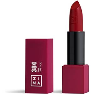 3INA MAKEUP - The Lipstick 384 - Bacca Scura - Rossetto Matte - Alta Pigmentazione - Rossetti Cremosi - Profumo di vaniglia e custodia magnetica - Lucido e Mat - Vegan - Cruelty Free