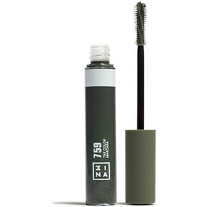 3INA MAKEUP - The Color Mascara 759 Verde - Colorato Con Cheratina Vegetale per Ciglia - Volumizzante per Occhi Sensibili - Vegan - Cruelty Free