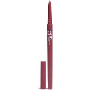 3INA MAKEUP - The Automatic Lip Pencil 261 - Nudo scuro - Matita Labbra Nudo scuro Lunga Durata Retrattile - Matita Labbra Waterproof - Lip Liner con Temperino - Vegan - Cruelty Free