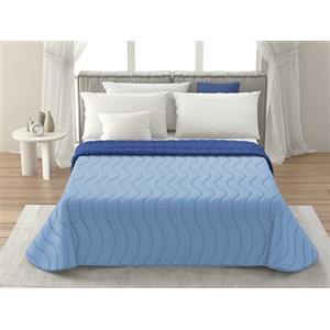 MAXIME MAISON Trapunta Matrimoniale Primaverile Double Face, Copriletto Matrimoniale Mezza Stagione Realizzato in Italia, Trapuntino Leggero Matrimoniale (100 gr/mq) in Morbida Microfibra di Alta Classe